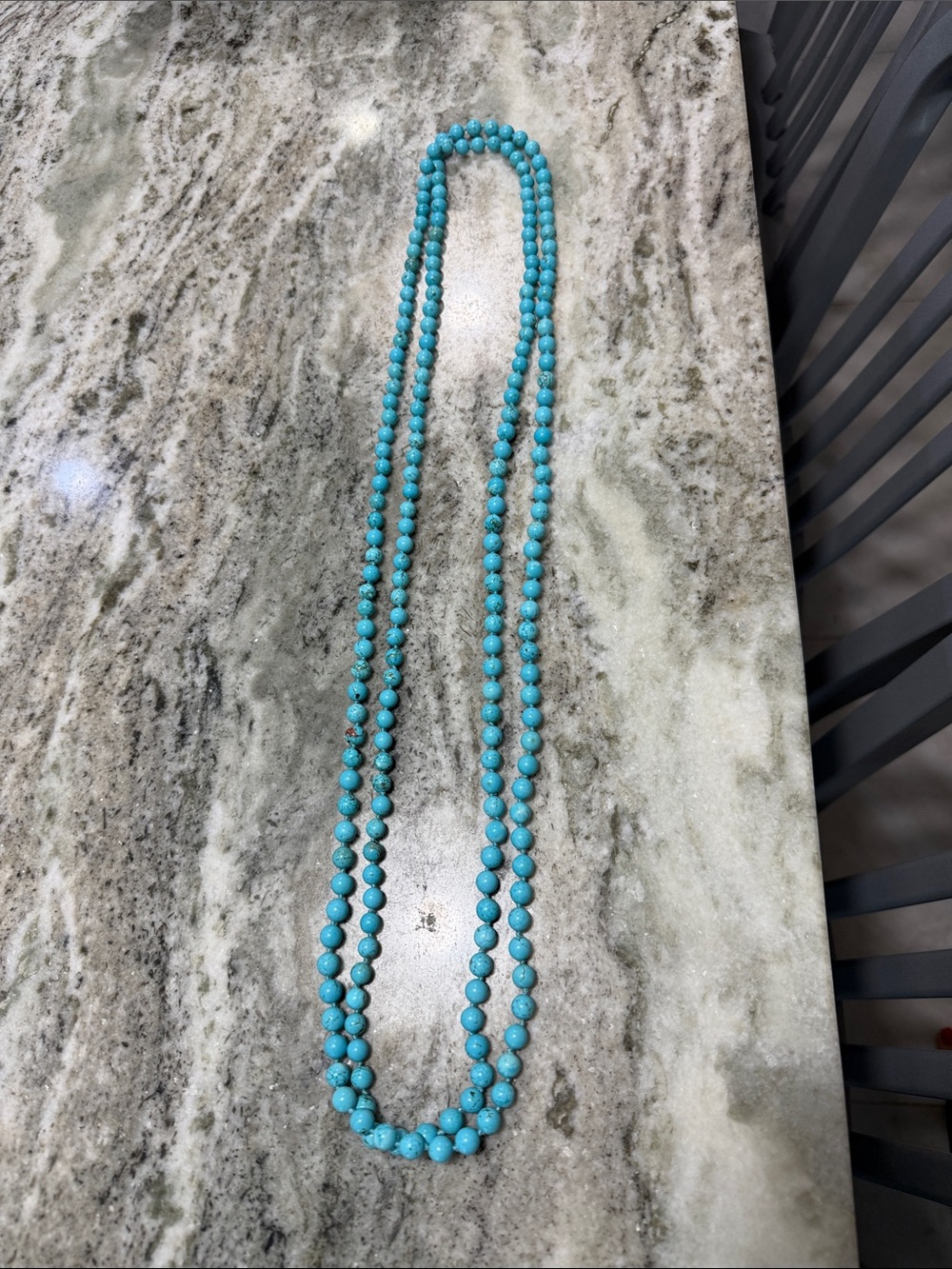 Turquoise Necklace Beaded Multiway Necklace Women Jewelry - Picture 9 of 9
